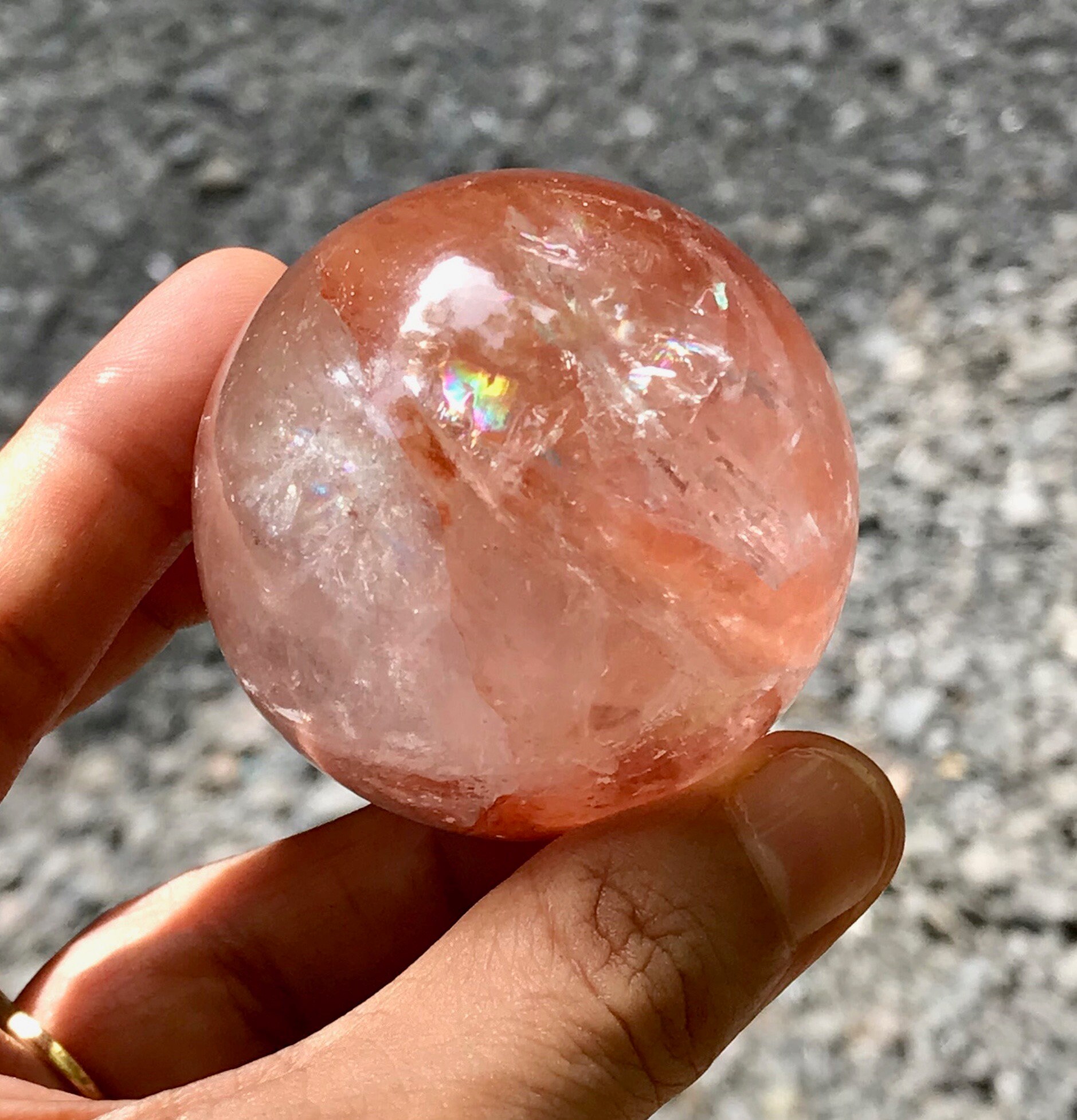 Natural Orange Quartz / Orange Elestial Quartz / Tangerine Etsy