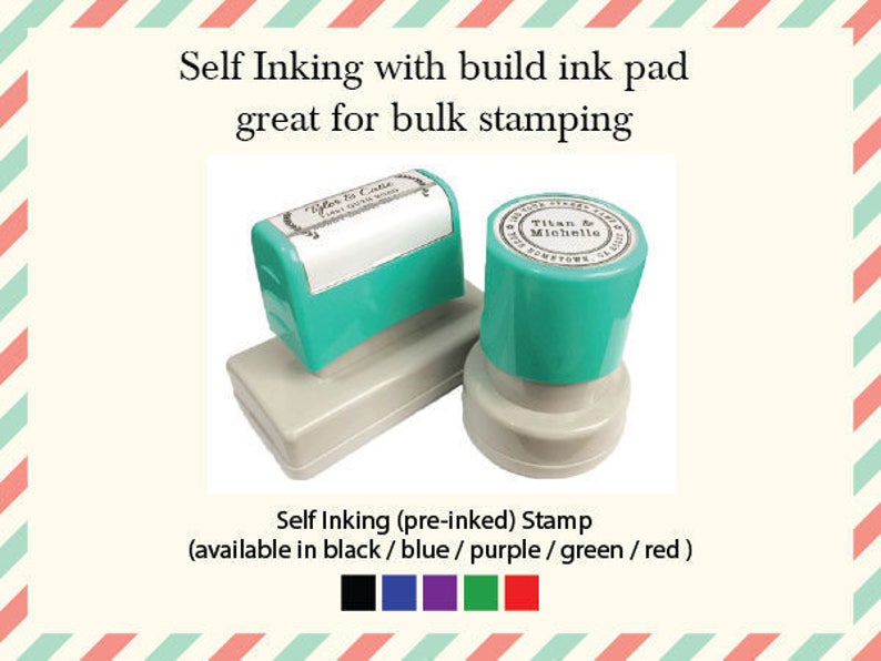 Self Inking Stamp Custom Calligraphy Return Address Stamp Personalized Handwriting Return Address Stamp with Proof