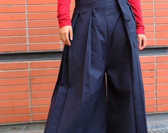 Urban Black Hakama Pants - Livraison internationale enregistrée GRATUITE (code de suivi)