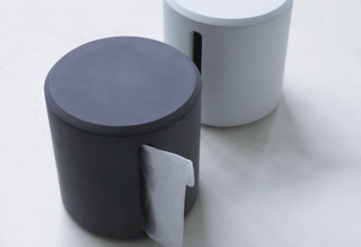 3 Colors Concrete Paper Roll Tissue Box for Toilet / | Etsy