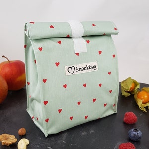 Snack bag, lunch bag, snack bag, lunch bag, zero waste, gift image 1