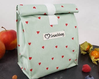 Snackbag, Lunchbag, Vesperbeutel, Brotzeittüte, Zero waste, Geschenk