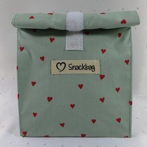 Snack bag, lunch bag, snack bag, lunch bag, zero waste, gift image 3