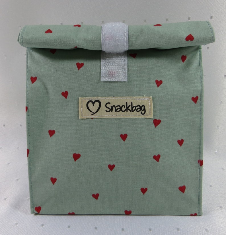 Snack bag, lunch bag, snack bag, lunch bag, zero waste, gift image 3