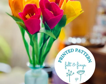 Printed Felt TULIP Tutorial