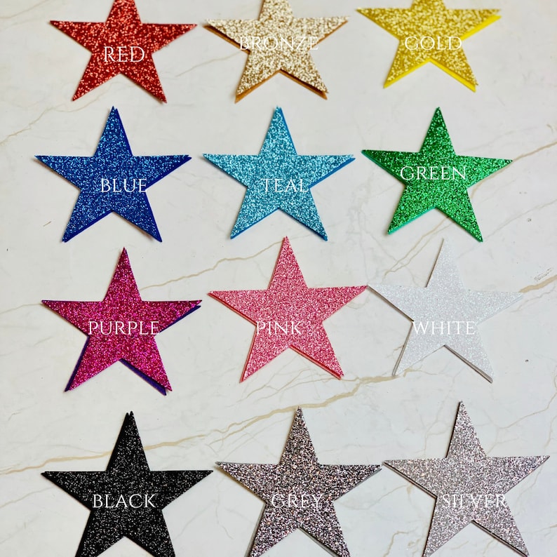 Perfect as Costume Accessory or Flower Girl Wand Simple Glitter Star Fairy Wand