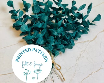 Bedrucktes Filz EUKALYPTUS Tutorial