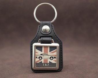 Triumph TR7 Coupe Keyring, Classic British Sports Car Gift