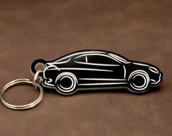 Ford Puma Mk1 Keychain - Acrylic Lasercut Classic 90s Retro Sports Coupe Keyring