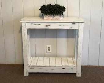 Farmhouse Distressed Wood Sofa / Console / Entry / Table