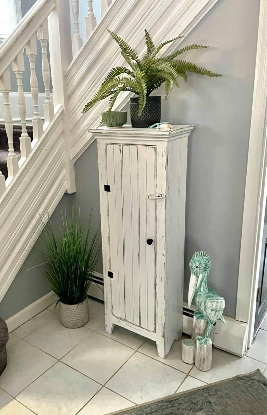 Farmhouse Cupboard / Linen / Pantry / Bath / Solid Etsy