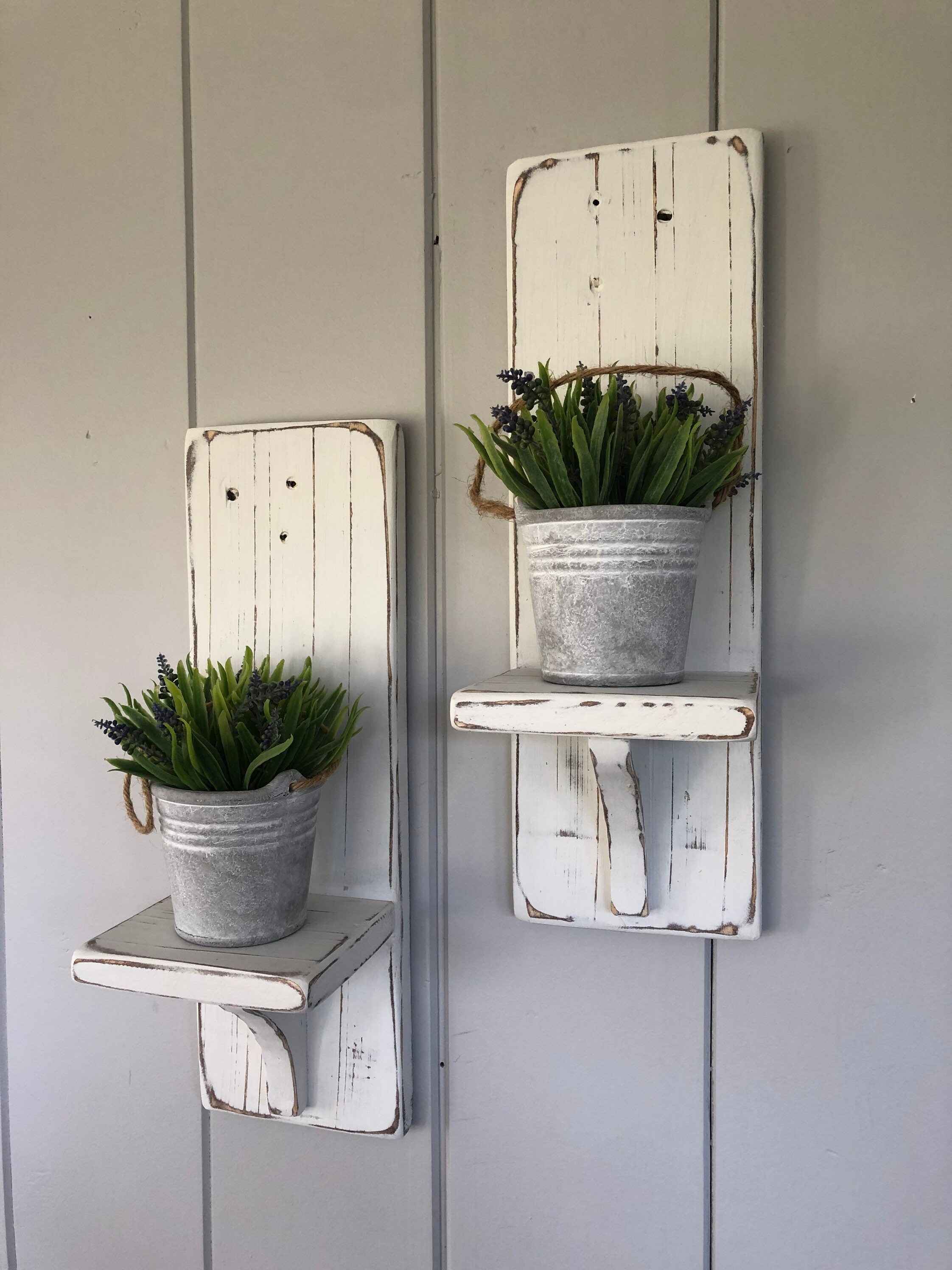 Farmhouse Country Wood Sconces / Best Seller Status / Home Wall Decor…