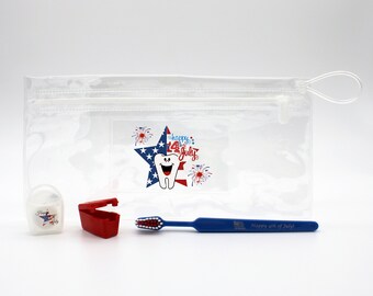 Happy 4th of July Toothbrush Kits (36 Kits)