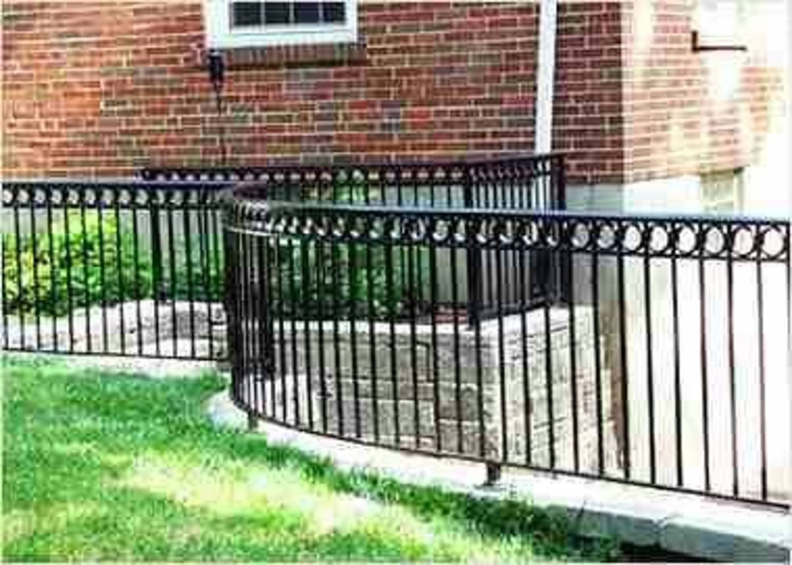 5 X Wrought Iron Metal steel circles gates railings fence Etsy