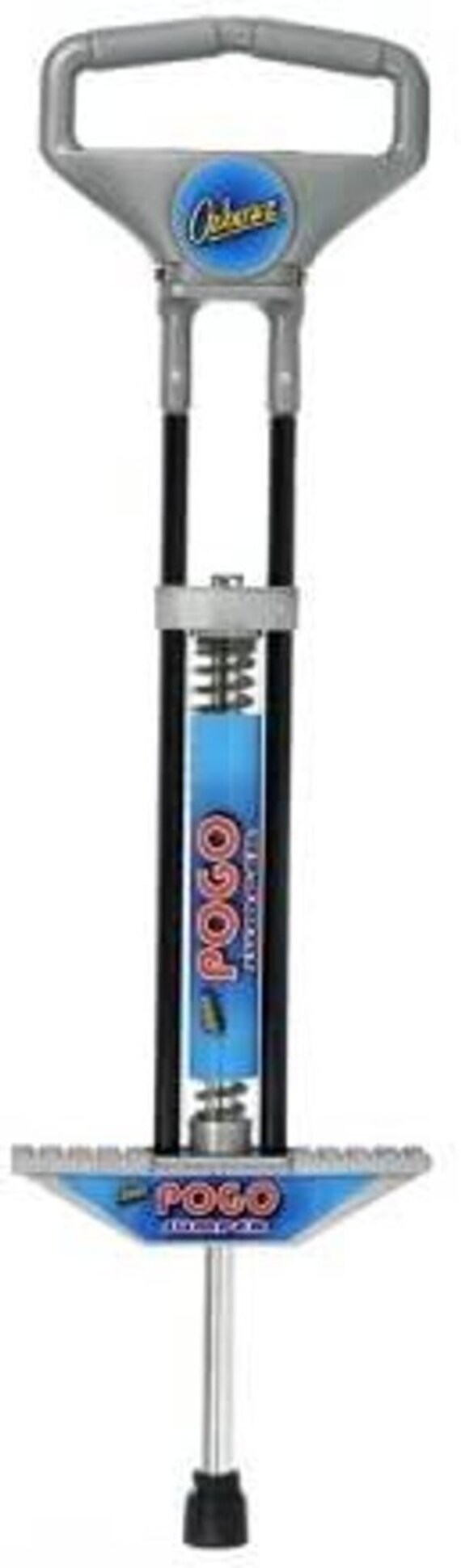 Pogo Stick 100cm Black/silver Spring Powered Outdoor Game Etsy UK