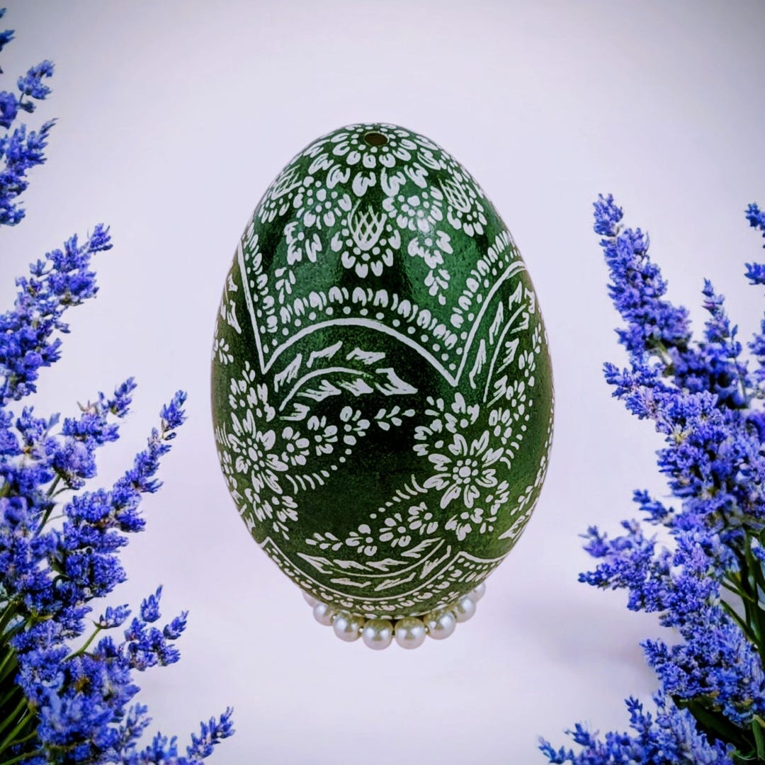 Engraved Pysanky Easter Egg – Artisan Spring Decor - Etsy