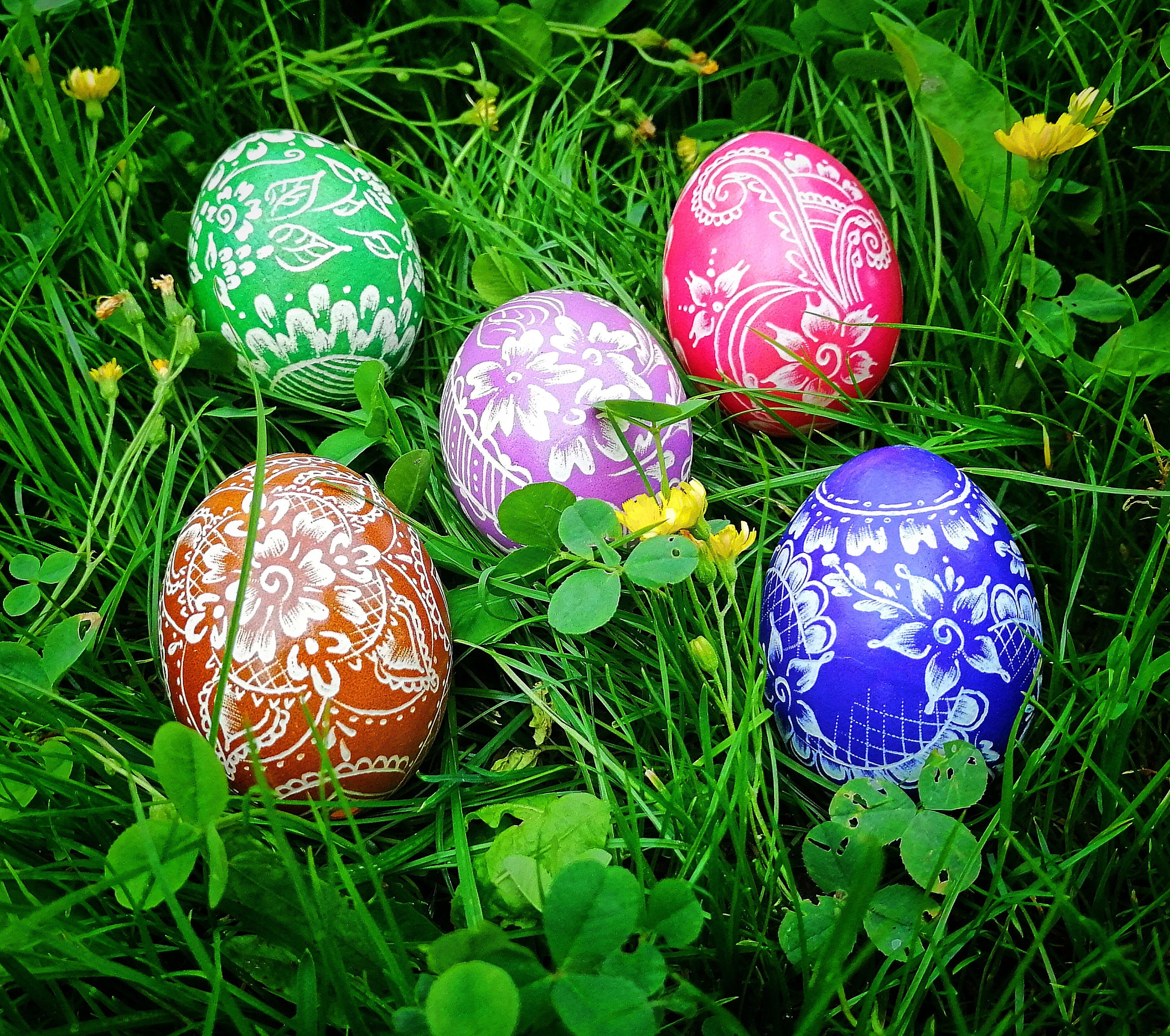 Polish Easter Eggs 5 Pcs Traditional - Etsy