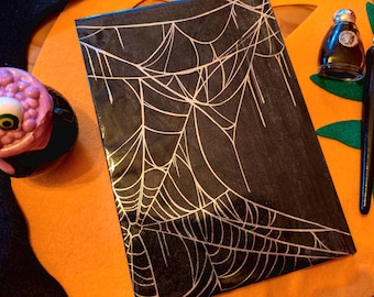 Spider Web Foil Notebook