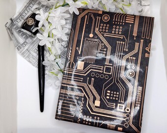 Circuit Board Themed Foil Sketchbook