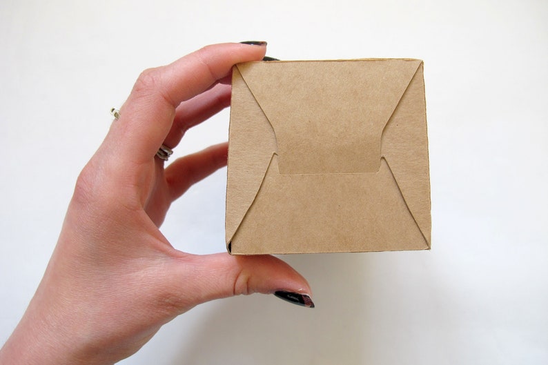 Customised Initialed Kraft Gift Box