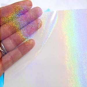 100 A4 Sheets Holographic Laminate Sticker Laminate Self Adhesive