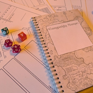 Game Master Journal for DND / TTRPG Dungeon Masters