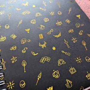 Hazbin Hotel Themed Notebook with Dotted, Lined or Blank Paper