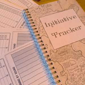 DnD Initiative Tracker Notebook