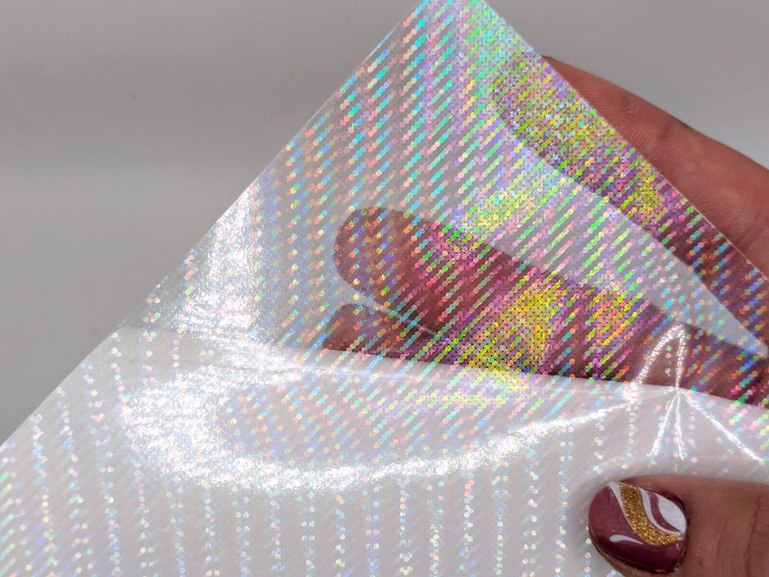 Self-adhesive Holographic Vinyl Overlay Sticker - Buffering Design - Etsy