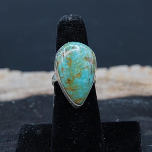 Sterling Silver and Turquoise Ring - Size 7