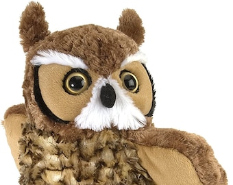 Great Horned Owl Plush Stuffed Animal 12 inch by Wild Republic