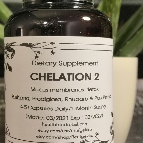 CHELATION 2 Mucus membranes detoxifier - Natural colon cleanse