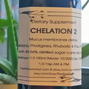 CHELATION 2 - Mucus membranes detoxifier - Natural & best colon cleanse