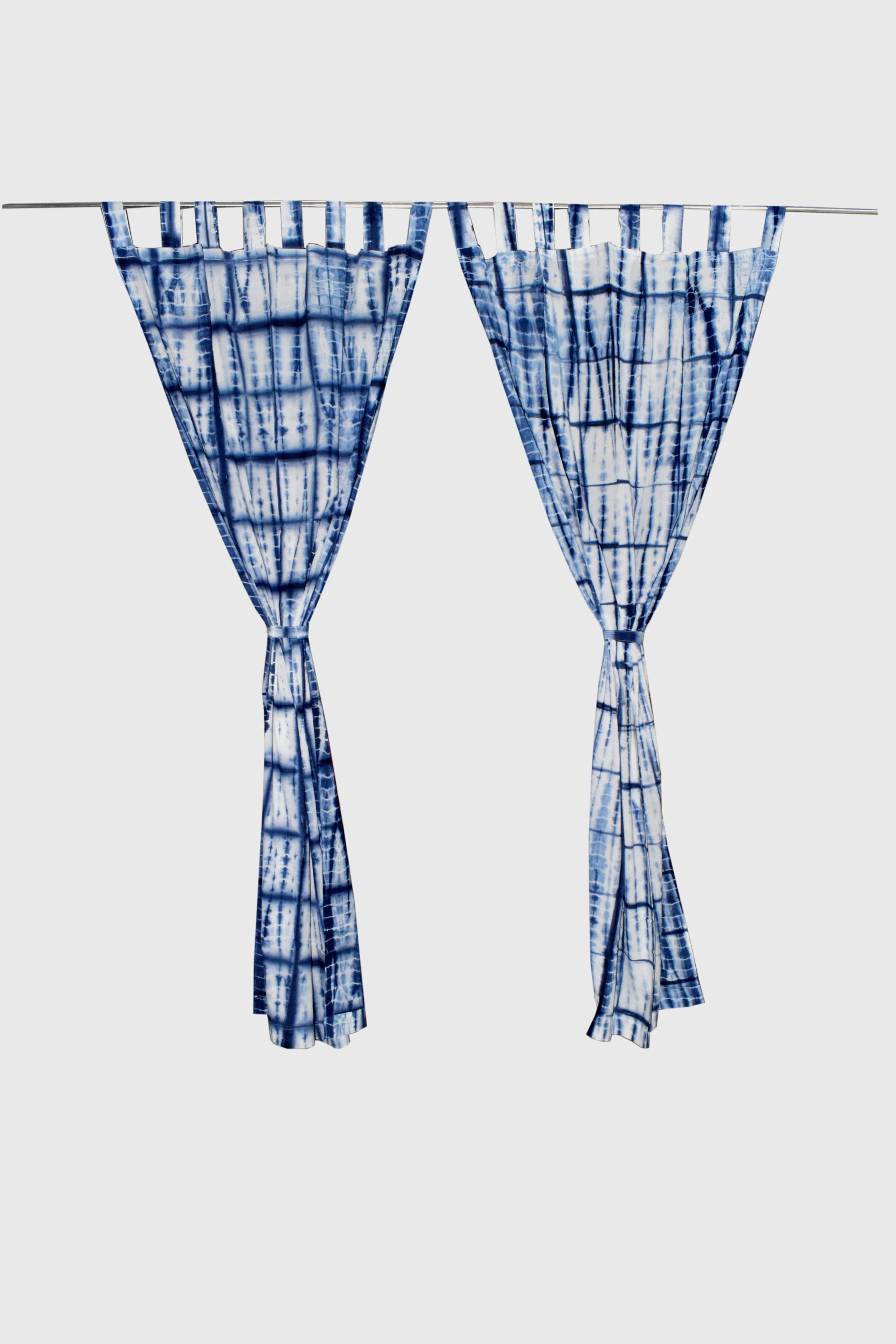 Bohemian curtain Boho decor Cotton Beach curtains blue and Etsy