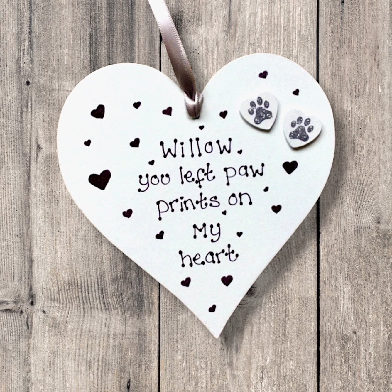 Paw Prints My Heart Etsy UK
