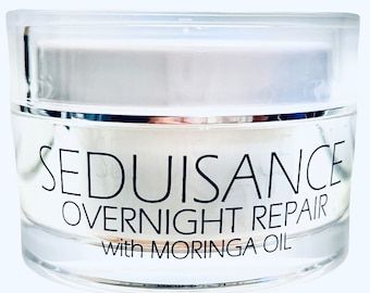 Nachtcrème Overnight Reparatie met Moringa Olie.