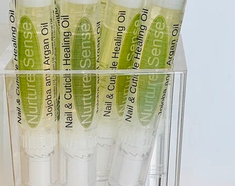 Nagel & Nagelriem Healing Olie met Jojoba en Arganolie. 3 ml twist pen met kwast.