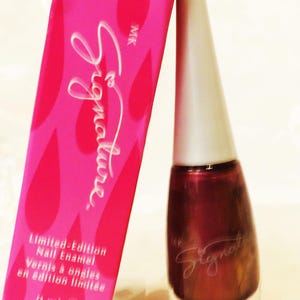 beautiful Iridescent shimmer Nail Enamel polish "Plum Fun" Mary Kay Full size .33 fl. oz. of color Long-wear High gloss finish Hard to find bild 2