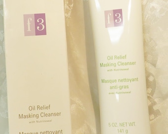Mary Kay discontinued Oily Skin Oil Relief Masking Cleanser Full Sz 5 oz Lt. purple Smoother-Well-balanced skin-clearer-brighter-even toned