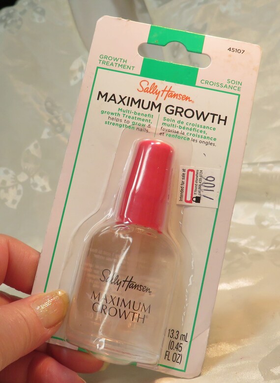 Maximum Nail Growth Sally Hansen Multi-benefit Growth - Etsy Maximum Nail Growth Sally Hansen Multi-benefit Growth - Etsy
