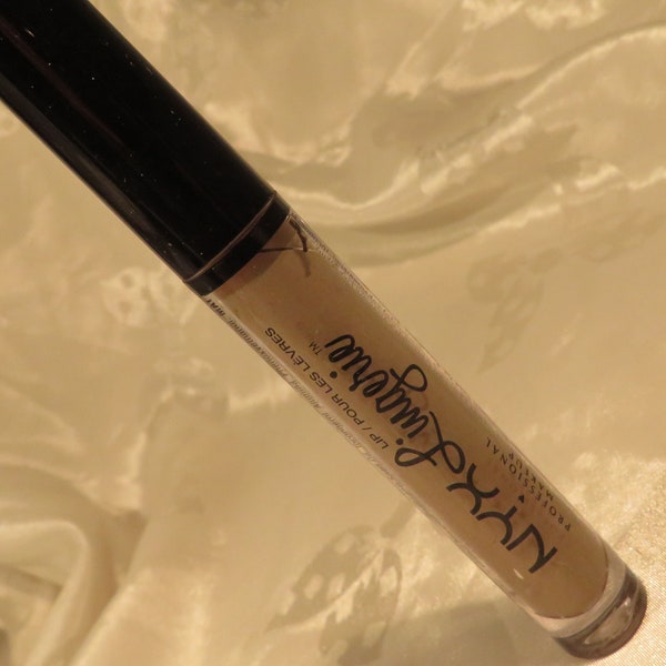 NYX Lingerie Discontinued Vintage Hard to Find! Beige shade Clear Lipstick tube Big black cap Wear with lip liner lip gloss Sale!!! Shop