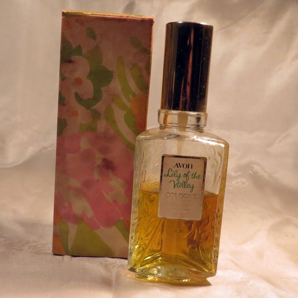 Avon Lily of the Valley Cologne Spray 1.8 oz. bottle See photo for amount of fragrance left 5-3/8 inches tall Shop sale InonasCosmetics