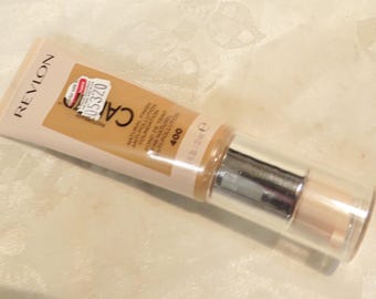 Advanced face Foundation Natural Finish Anti-Pollution formula Oil-free 400-Macadamia Pump applicator Sealed Full Size 0.75 oz 4-7/8" long