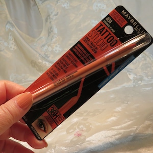 Maybelline Tattoo Studio Gel Pencil 803 Eyeliner eye Orange Flash Sharpen to desired point Smooth glide Smudge-resistant InonasCosmetics