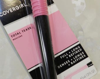 Very Black Total Tease Mascara-800 Full size .21 fl. oz. 5-1/4" long Full Long Lashes Sealed for protection