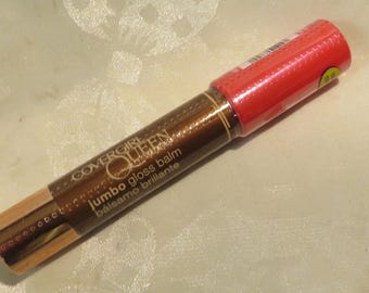 Queen Jumbo lip Gloss Balm with red-pink sheer color Soft shine Disco Punch-Q825 Full sz. Sealed for protection Wear over lipstick or alone
