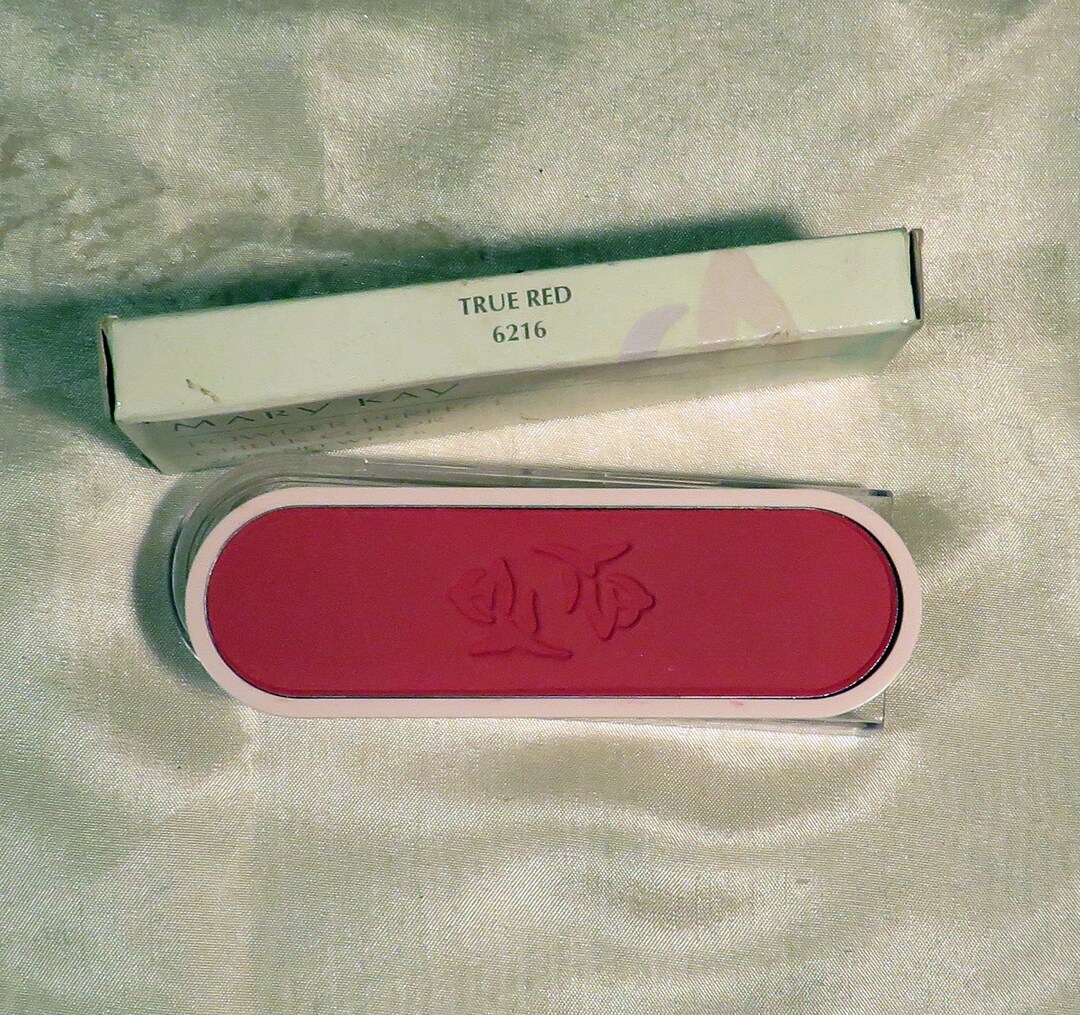 Mary Kay True Red Cheek Color Powder Perfect Blush 3