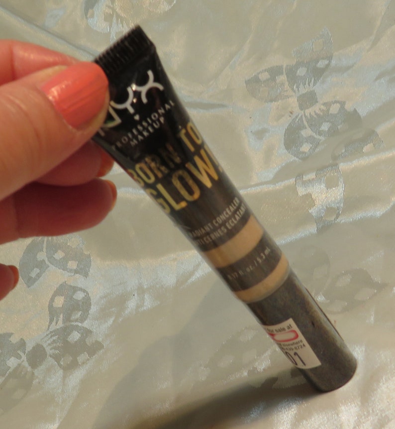 Radiant face Concealer NYX .17 oz. tube is 3-7/8 inches long Born to Glow model Sealed for hygienic purposes skin care InonasCosmetics image 1