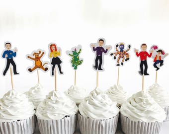 the wiggles cake topper