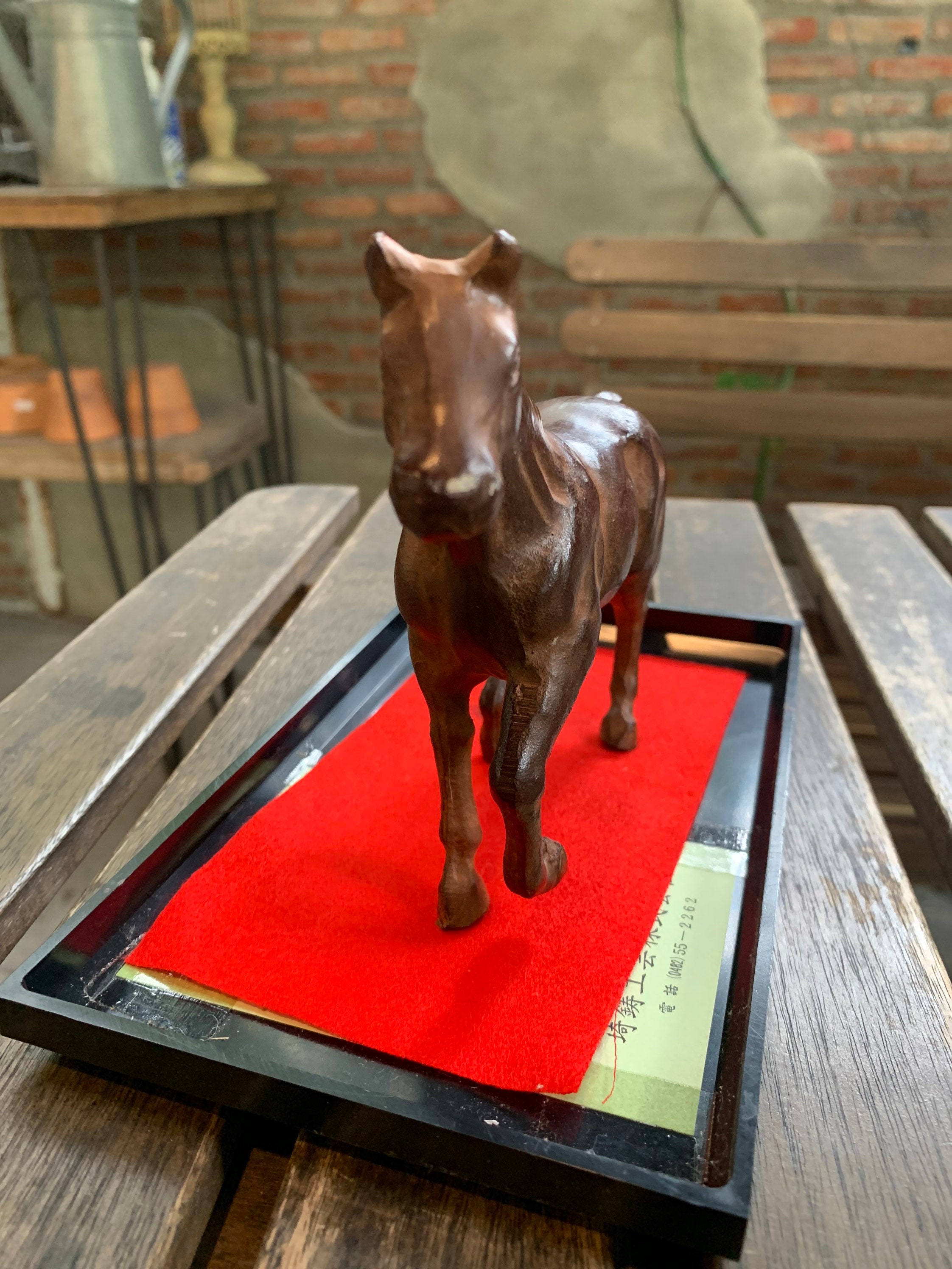 Vintage Cast Iron Horse Metal Solid Horse Sculpture Etsy